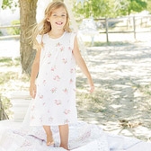 Buy Rose Floral Jersey Nightdress from The White Company