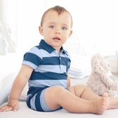 Buy Rugby Stripe Shortie from The White Company