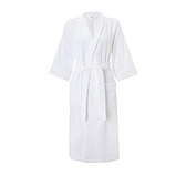 Buy Short Classic Robe - White from The White Company