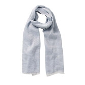 Buy Striped Woven Scarf - Blue from The White Company