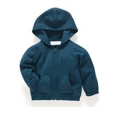 Buy Baby Contrast Knit Hoodie from The White Company