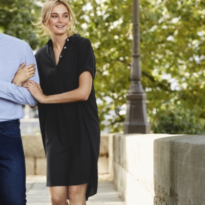 Viscose Shirt Dress Clothing The White Company UK