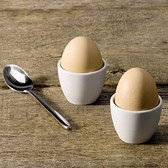 Portobello Egg Cups  - White, One Size