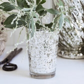 Antiqued Floral Tealight Holder/Vase 