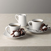 Buy Stoneware Coffee Cups & Saucers with Jug from The White Company