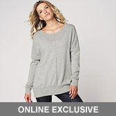 Buy Cashmere Seam Detail Sweater - Silver from The White Company