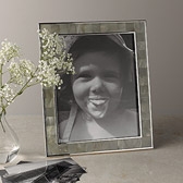 Buy Mother of Pearl Photo Frame 8x10 - Grey from The White Company