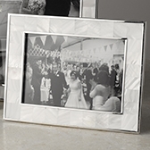 Buy Mother of Pearl Photo Frame 5x7 - White from The White Company