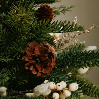 1.5ft Pre Lit Ultimate Dressed Christmas Tree