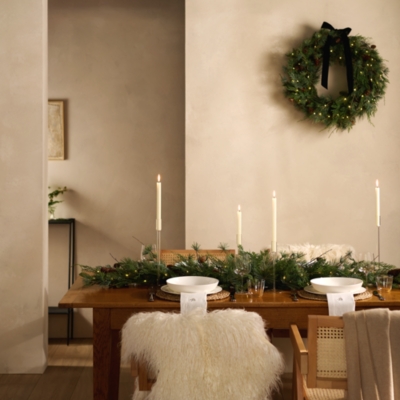 180cm Pre-Lit Ultimate Fir Tree Centrepiece Garland