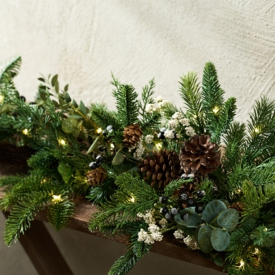 180cm Pre-Lit Ultimate Pinecone Centrepiece Garland