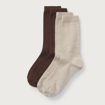 2 Pack Ribbed Essential Sock