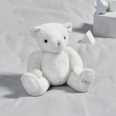 white company teddy bear