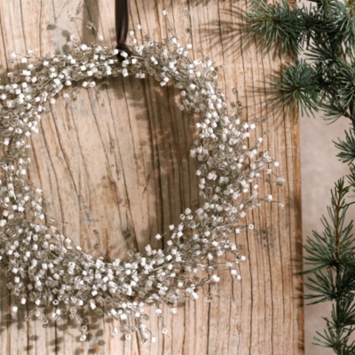 20cm Beaded Wreath