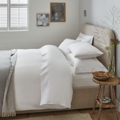 300 Thread Count Egyptian Cotton Percale Duvet Cover & Classic Pillowcase Set