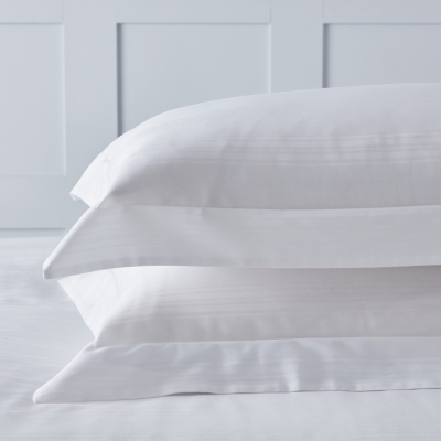 300-Thread-Count Sateen Stripe Pillowcase & Duvet Cover Set