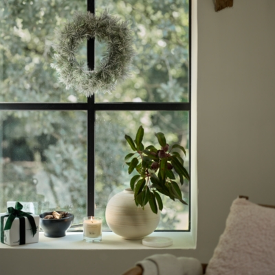 35cm Frosted Midi Wreath