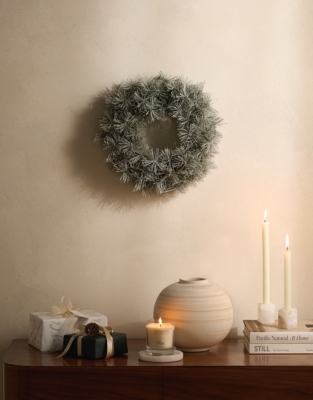 35cm Frosted Midi Wreath