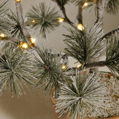 3ft Pre-Lit Frosted Christmas Tree