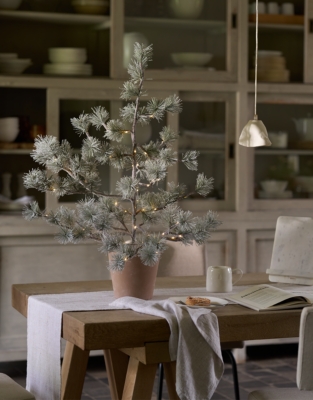 3ft Pre-Lit Frosted Christmas Tree