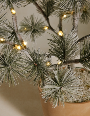 3ft Pre-Lit Frosted Christmas Tree