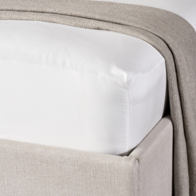 400-Thread-Count Supima Cotton Sateen Deep Fitted Sheet