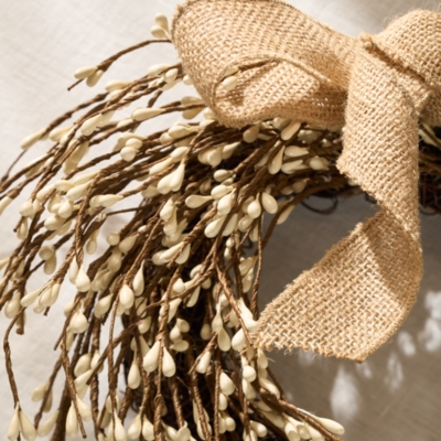 40cm Spring Heart Wreath