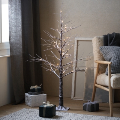 4ft PreLit Brown Christmas Tree Christmas Trees The White Company UK