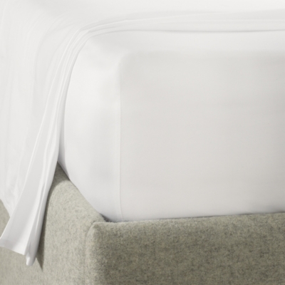 600 Thread Count Cotton Sateen Oxford Deep Fitted Sheet