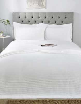 600 Thread Count Cotton Sateen Oxford Duvet Cover