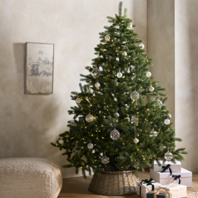 7.5ft Symons Pre-Lit Christmas Tree and Tree Skirt