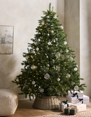 7.5ft Symons Pre-Lit Christmas Tree and Tree Skirt