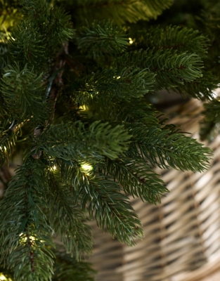 7.5ft Symons Pre-Lit Christmas Tree and Tree Skirt
