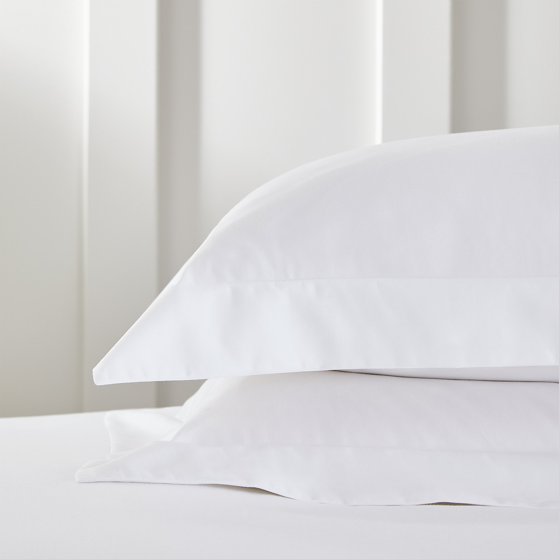 Brand New 2 Qty Pillow Case All Size 1000 TC Pima Cotton White Stripe 