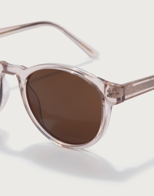 A.KJÆRBEDE Marvin Tortoiseshell Round Sunglasses - Champagne