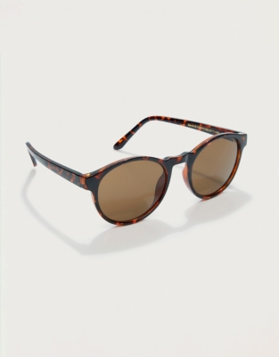 A.KJÆRBEDE Marvin Tortoiseshell Round Sunglasses - Tortoiseshell