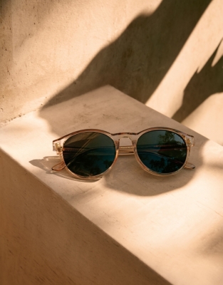A.KJÆRBEDE Marvin Tortoiseshell Round Sunglasses - Champagne