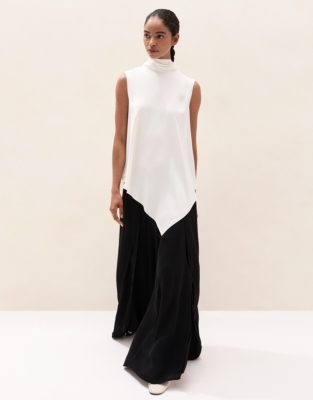 A-Line Asymmetric Top – with High Neck