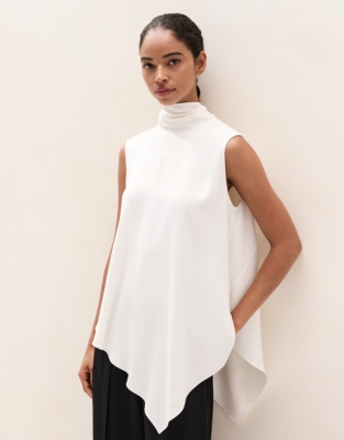 A-Line Asymmetric Top – with High Neck