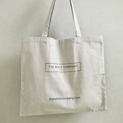 White company tote bag new arrivals