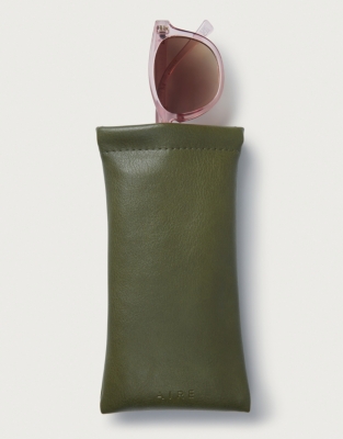 AIRE Small Round Crystal Blush Sunglasses Accessories Sale The White Company UK