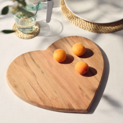 Acacia Wood Heart Board