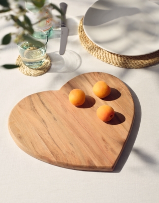 Acacia Wood Heart Board