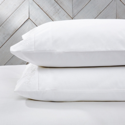 The white best sale company pillowcases