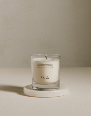 Alabaster Candle Plate – Medium