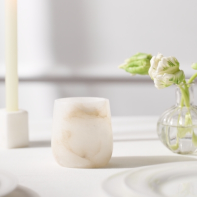 Alabaster Tealight Holder
