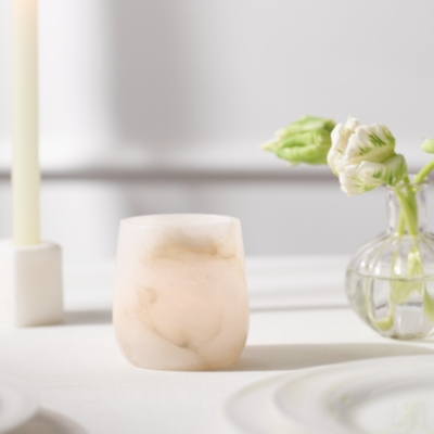 Alabaster Tealight Holder