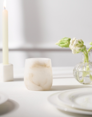 Alabaster Tealight Holder