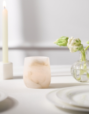 Alabaster Tealight Holder