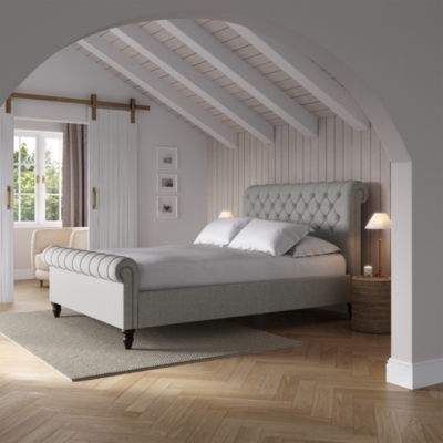 White company bed deals frame